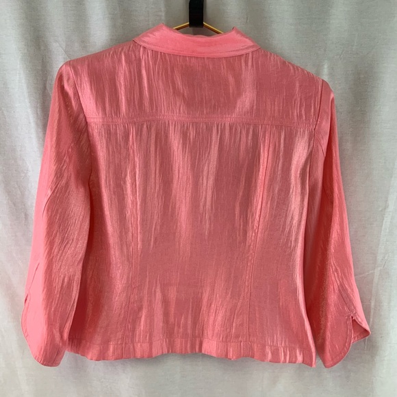 Ruby Rd petite Pink 2 Piece Top & Jacket Set - Picture 4 of 8